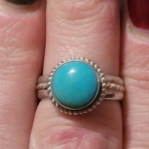 Carolyn pollack Relios sterling and turquoise ring.